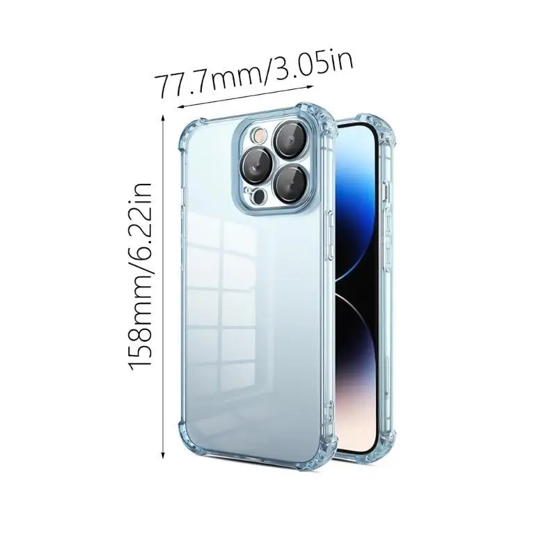 31BA حافظة حماية شفافة حافظة للهاتف المحمول غطاء تغطية كاملة للهاتف 11 غطاء نحيف مقاوم للماء