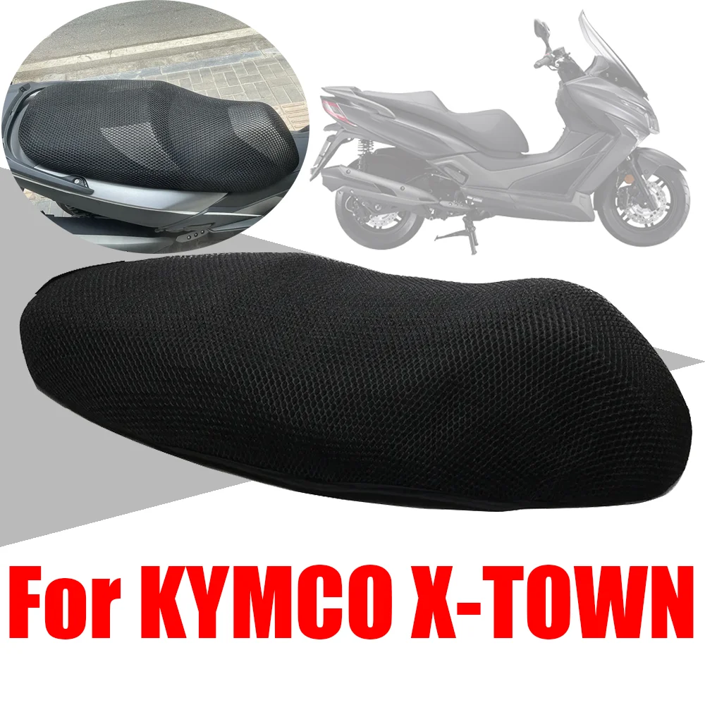 For KYMCO X-TOWN 125 125i 250 250i 300 300i XTOWN Motorcycle Accessories Mesh Seat Cushion Cover Protector Insulation Seat Cover