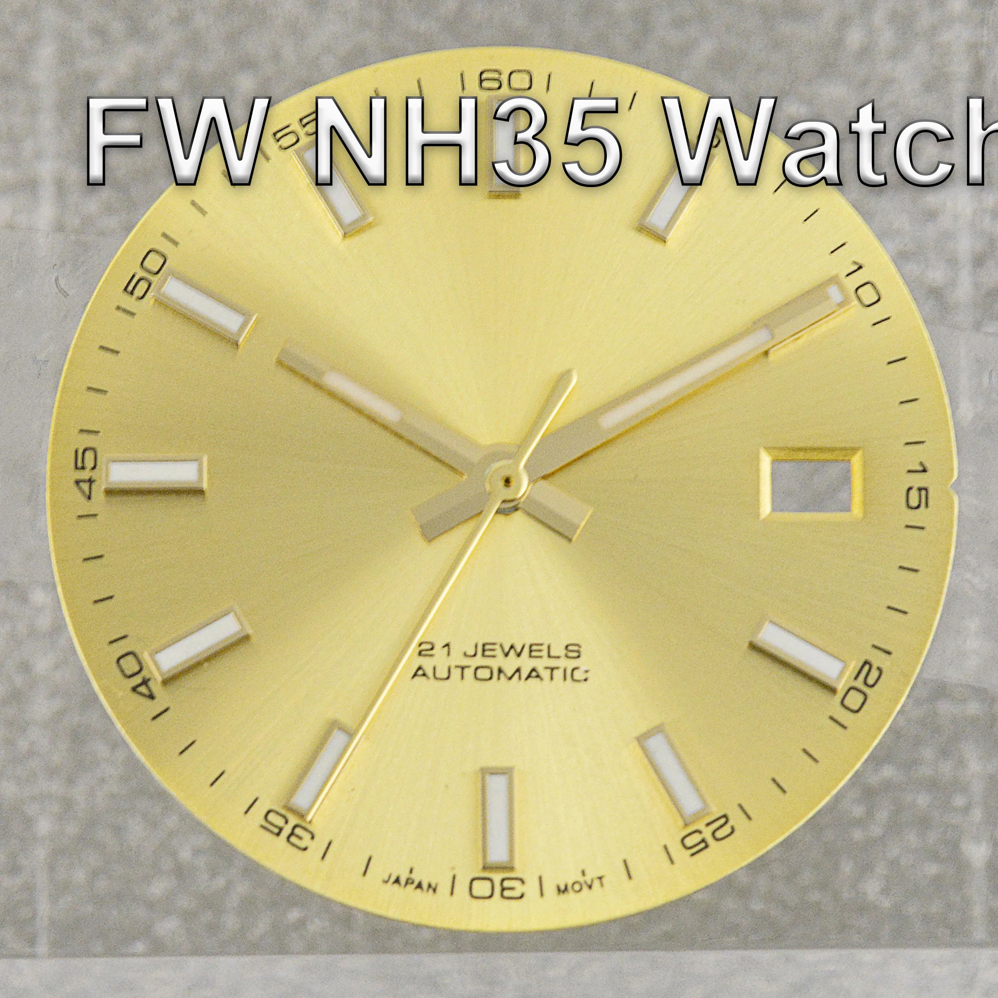 NH35 Hands 31mm Dial for Datejust 41mm Case Mod Parts Watch Face fit NH35 Automatic Movement Watch Accessories Replacements