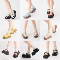 Blythe Doll Shoes Min Toy OB24 OB22 Shoes Azone Doll Shoes Small Cloth UFDOLL BJD Body OB24 Cowhide Shoes Fr Doll Body