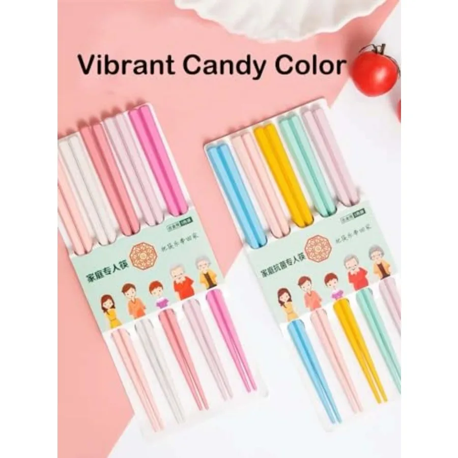 10 Pairs Reusable Chopstick Helpers Dishwasher Safe Training Chop sticks Adult Practice Chopsticks Beginners Right Left Handed