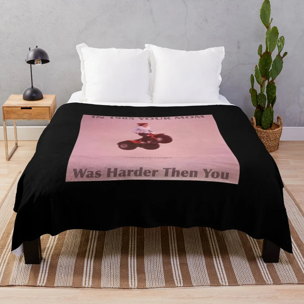 

Hard Mom Throw Blanket Reusable Durable Soft Blanket for All Seasons
