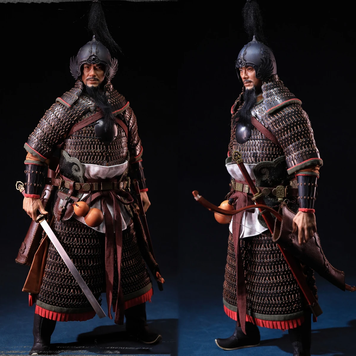 KLG-R029 1/6 Scale Ancient Chinese Ming Dynasty Founding Generals Male Soldier Full Set Fits 12” Action Figure Body Model