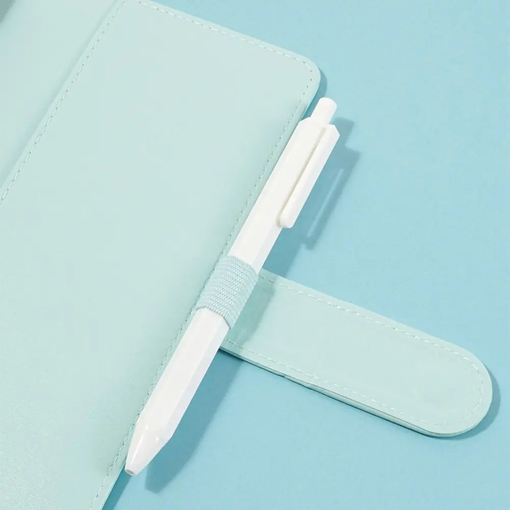 Pu Leather Loose-Leaf Notebook A6 Portable Saving Money Binder Macarone Color with Storage Wallet Planner Organizer