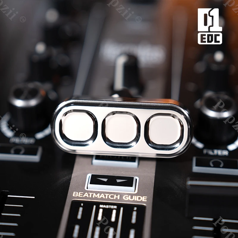01edc الفولاذ المقاوم للصدأ البازلاء المغناطيس تململ المنزلق الكبار لعبة لتخفيف الضغط مكتب أدوات تخفيف التوتر EDC القلق اللعب