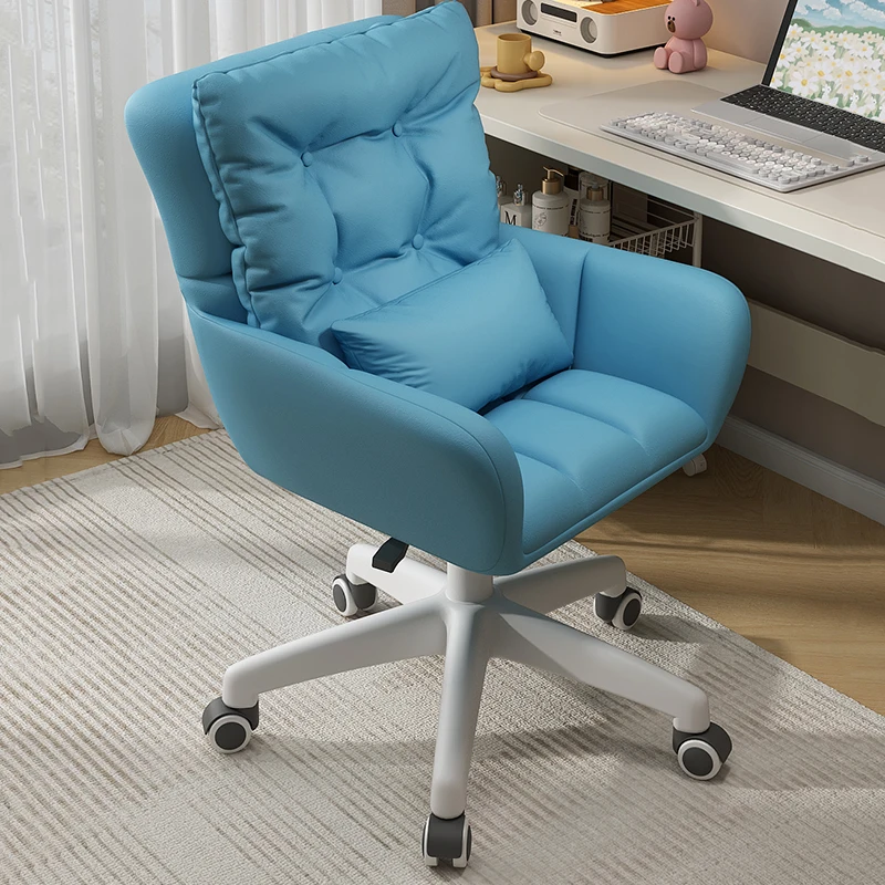 โมเดิร์นที่เท้าแขนเก้าอี้สํานักงานล้อสนับสนุน REST Rolling Design Office เก้าอี้ ERGONOMIC หมุน Sedia Da Scrivania บ้านเฟอร์นิเจอร์