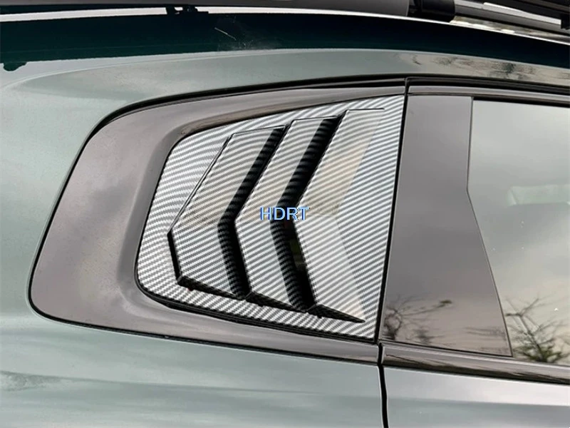 Car Styling Rear Side Window Louver Blind Triangular Glass Shutter Cover Accessories For GWM Haval Dargo X H7 Plus B16 2023 +