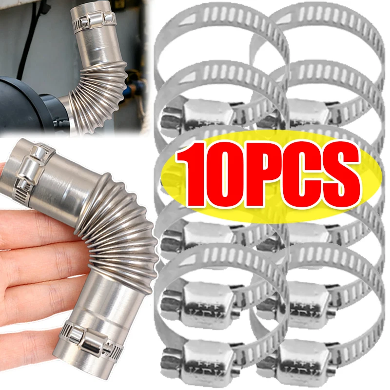 

Гофрированная труба из нержавеющей стали для выхлопной системы Webasto Eberspacher, для дизельных отопителей, автомобильных и лодочных воздушных отопителей, вентиляционный шланг, серебристый