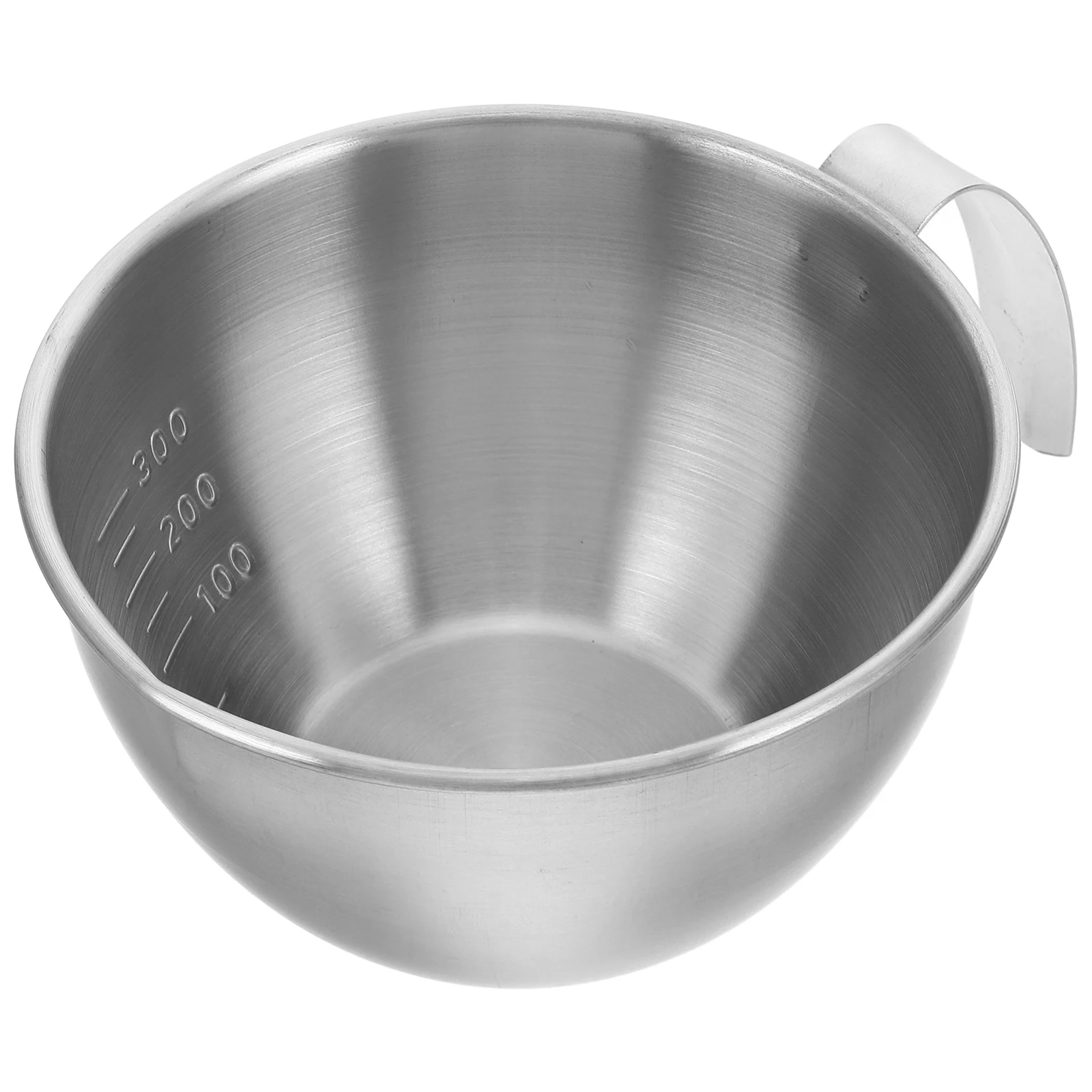 

Stainless Steel Mixing Bowl Measuring Cup Large Capacity V Spout Precision Markings Baking Bowls Plastic Glass Salad Fruit Soup