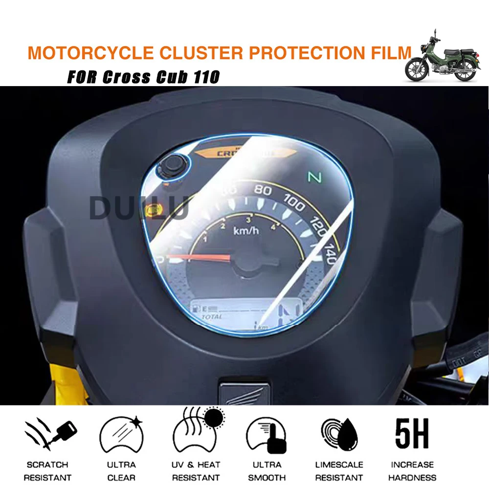 Motorcycle Instrument Panel Screen Protector For Honda Cross Cub 110 CB500F/X CBR500R 2019-2023 CB400F/X CBR400R CB650R CBR650R