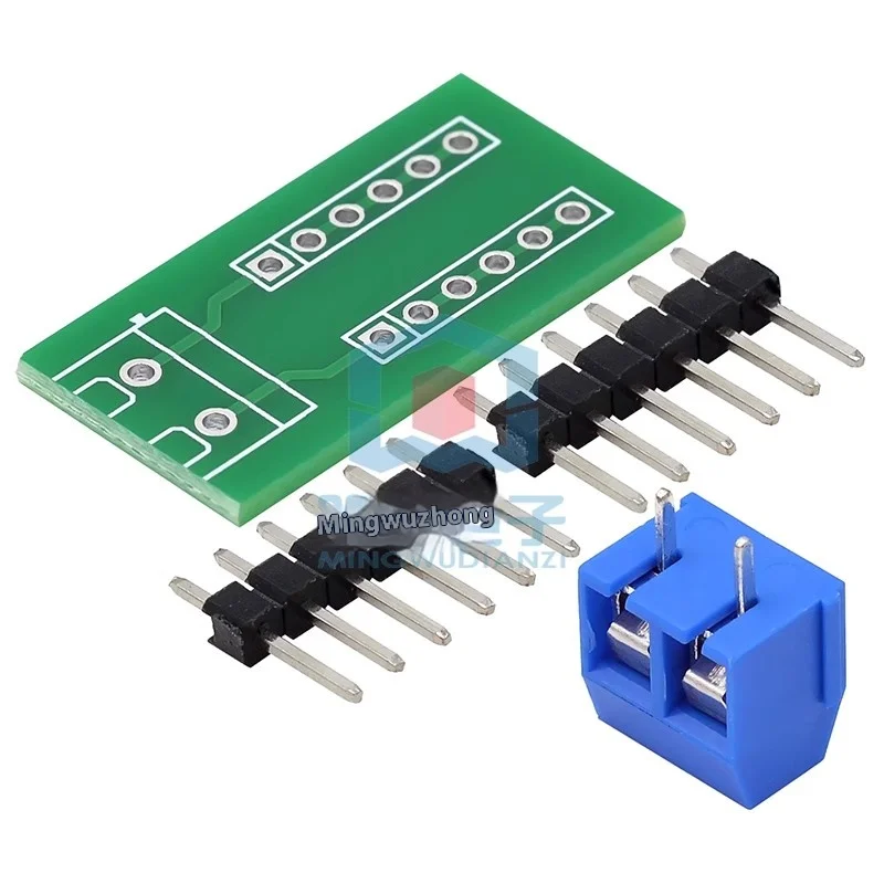 Dupont Cable Adapter Board (2P Terminal to 12P Pin Module) Connector Male to Female Interchangeable 2.54mm