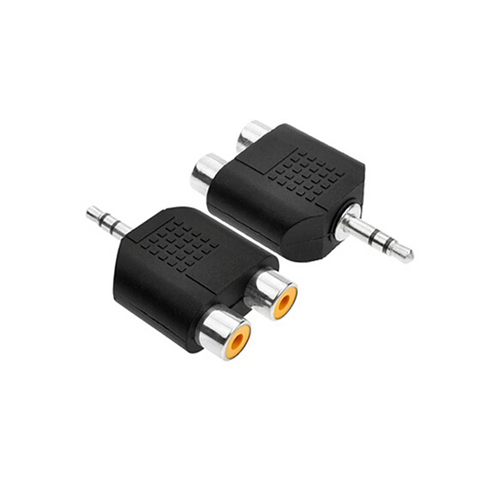 Adaptateur stéréo Jack 3.5mm vers 2 prises RCA femelle, séparateur M/F Y, câble audio 3.5mm