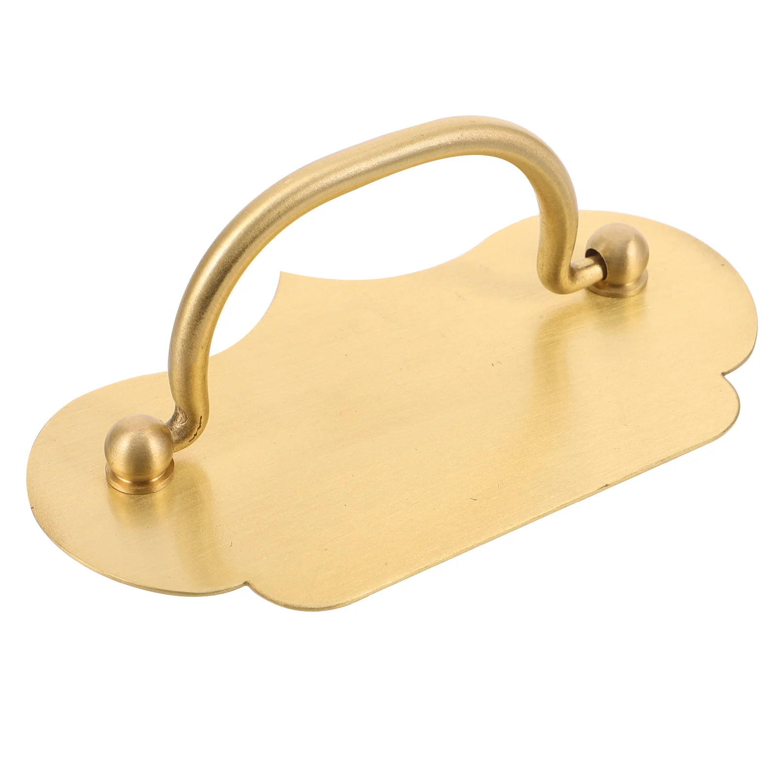 

3 Inch Hole Center Vintage Brass Drawer Handles - Chinese Style Copper Pulls for Kitchen Cabinet Dresser Furniture Retro