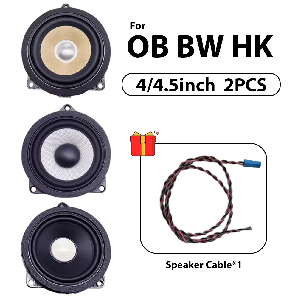

For BMW F30 Speaker Midrange Door Horn For BMW F10 F20 F23 G01 G20 G30 F48 3GT X1 X2 4 4.5 Inch Center Dashboard Loudspeaker