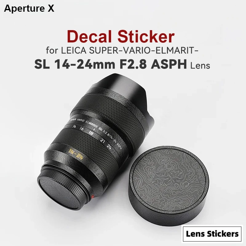 

Защитная пленка-наклейка для объектива Leica SL 14-24 F2.8 ASPH, антицарапийное покрытие, защитная пленка для корпуса, декоративная наклейка для Leica 14-24F2.8