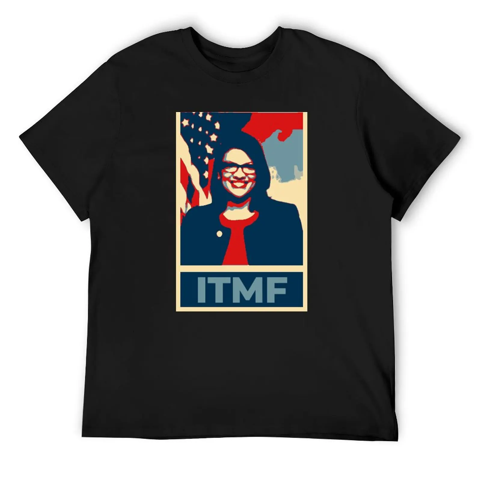 Футболка Rashida Tlaib Impeach TMF, забавная футболка для мальчика, роскошная футболка, облегающие футболки для мужчин