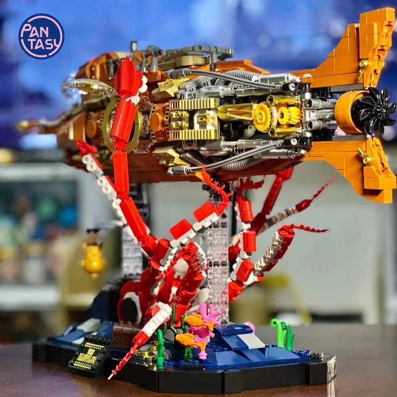 

Pantasy новые строительные блоки Nautilus, серия в стиле стимпанк, сборка космического корабля, коллекция игрушек, модели, украшения, праздничные подарки