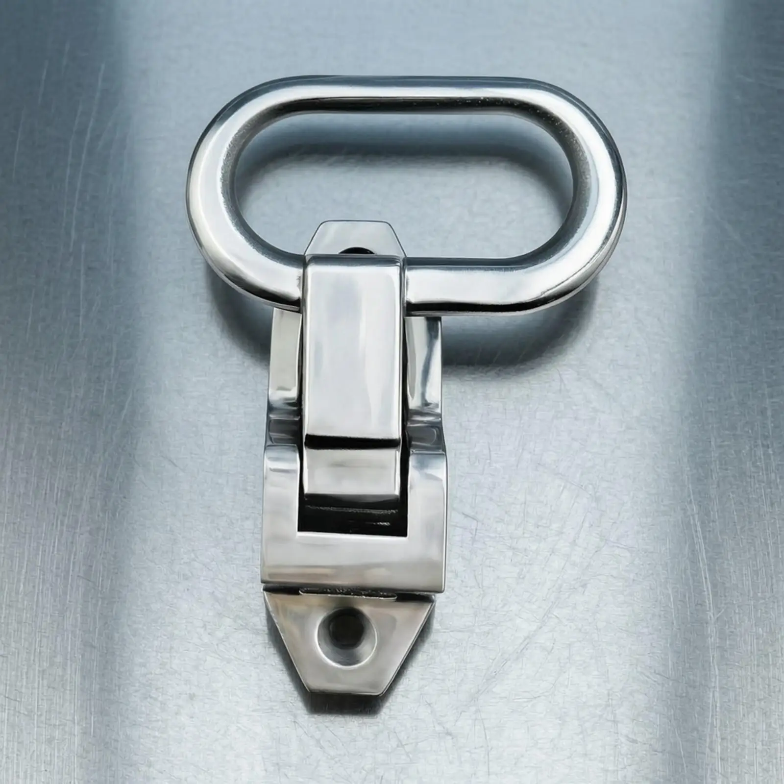 RV Folding Step 304 Stainless Steel with Hinge Bracket for Trailer Motorhome Service Compartment