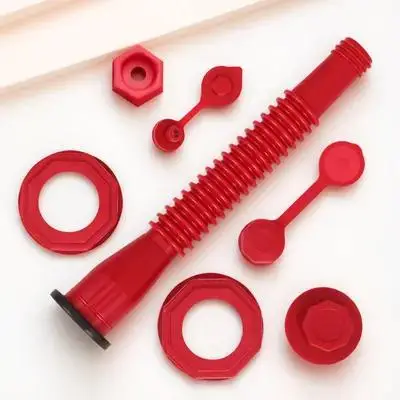 

1 set Gas Can Spout Replacement Kit Flexible Long Nozzle For Fuel Transfer Smooth Flow Leak-Proof Compact Lightweight Camping