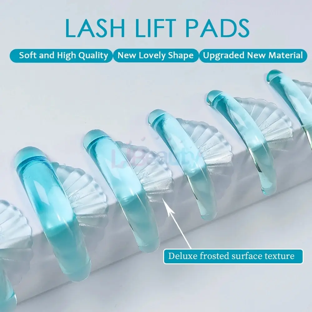 Libeauty 8 Paar kleberfreie Silikon-Wimperndauerwellen-Pads, klebriges Wimpernlift-Schild, Heben, 3D-Wimpernzange, Zubehör, Make-up-Werkzeug – Detail 4
