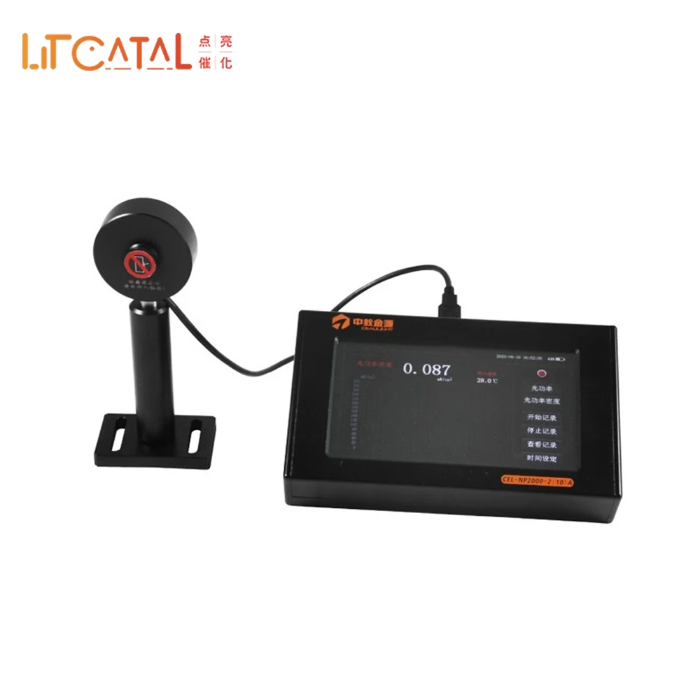 Optical power measurement Quick feedback Optical Power Meter  0-2000mw/cm2