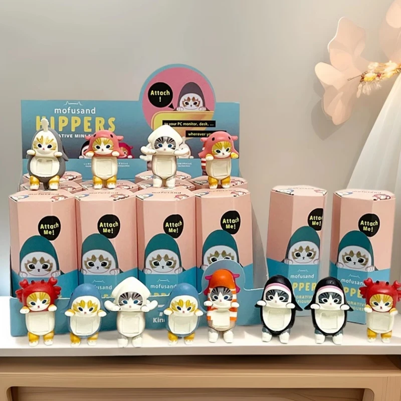 

Stock Sonny Angel & Mofusand Blind Box Hippers Mini Figure Shark Cat Action Figure Toys For Fans Children Christmas Friend Gift
