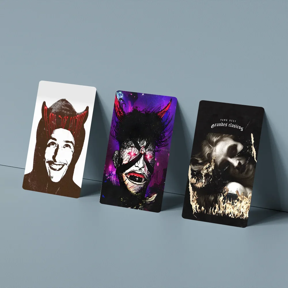 

Rapper Y-Yung BeefS Stickers Cartoon Credit Card Visa Debit Bank Charge Card Bus Metro Waterproof Sticker Decal Decoration