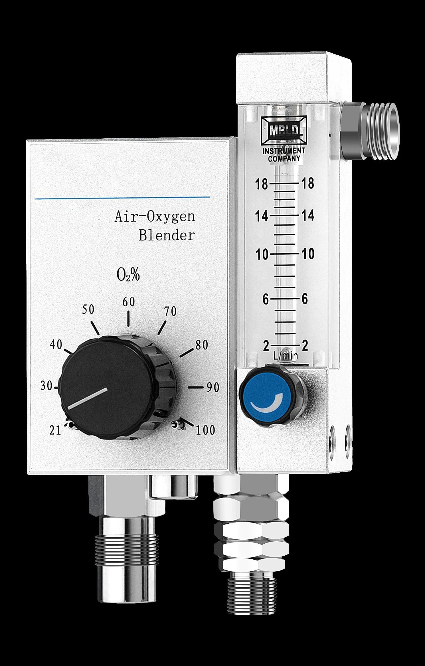 Manufacturer Mixer Air  Blender with Flowmeter for N HFNC Neonatal Infant Incubator Machinery