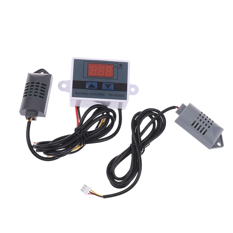 1 قطعة XH-W3005 الرقمية جهاز التحكم في الرطوبة 12/24/110-220 فولت الرطوبة الرطوبة التحكم في الرطوبة التبديل منظم + الاستشعار التحقيق