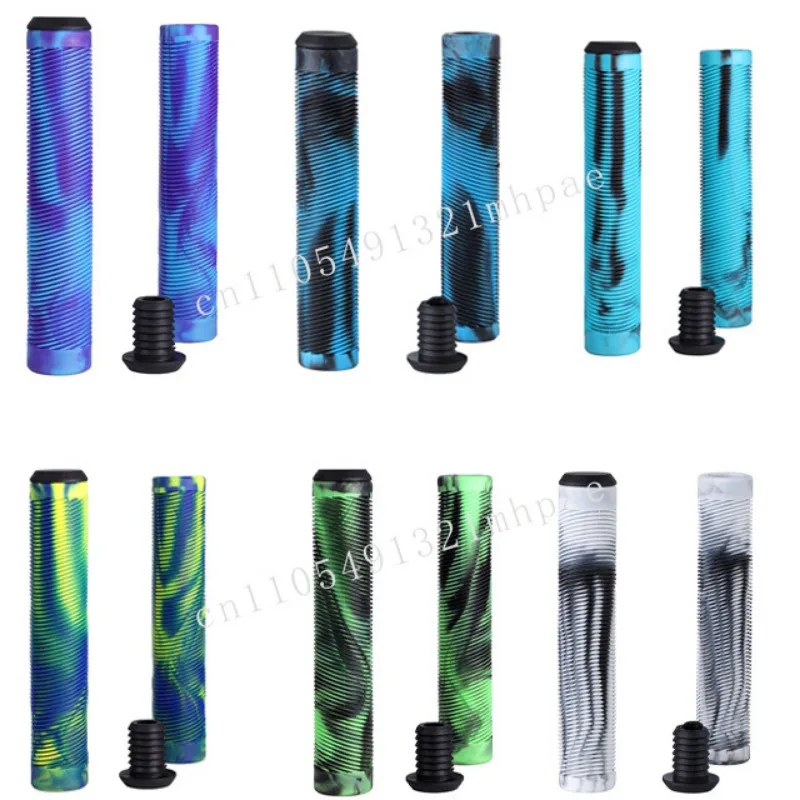 

Huoli Latest Design Handlebar Grip 145mm 160mm 170mm Bike Grip Bmx Soft Rubber Stunt Scooter Grip Odi Bike