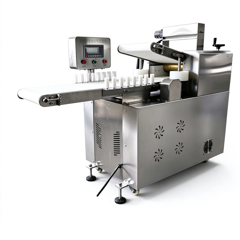 Automatic Folding Powder Spraying Dough Kneader Machine Commercial Dough Skin Presser Machine For Mantou Wrapper Processing