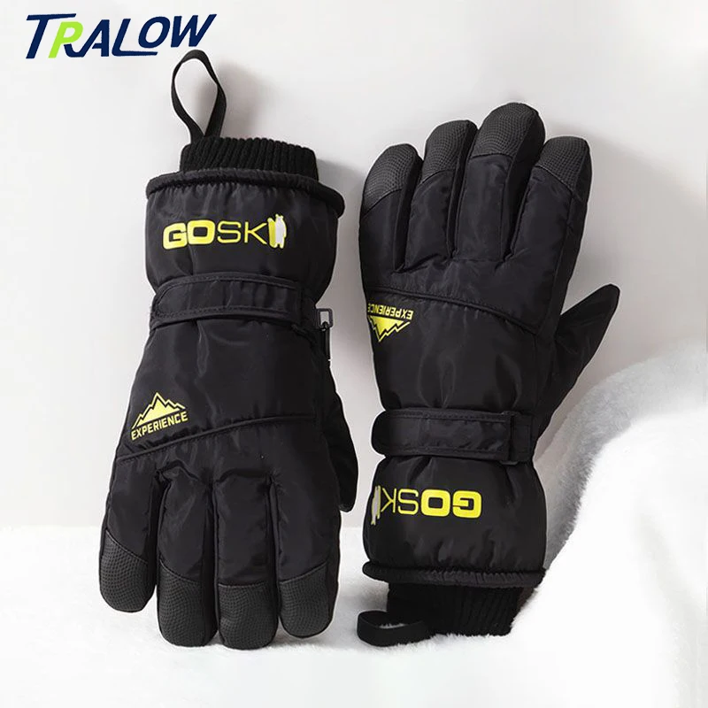 

TRALOW Winter Gloves for Men Warm:Windproof Waterproof Ski Women Glove with Touchscreen Anti-Slip for Work Cycling Motorcycle