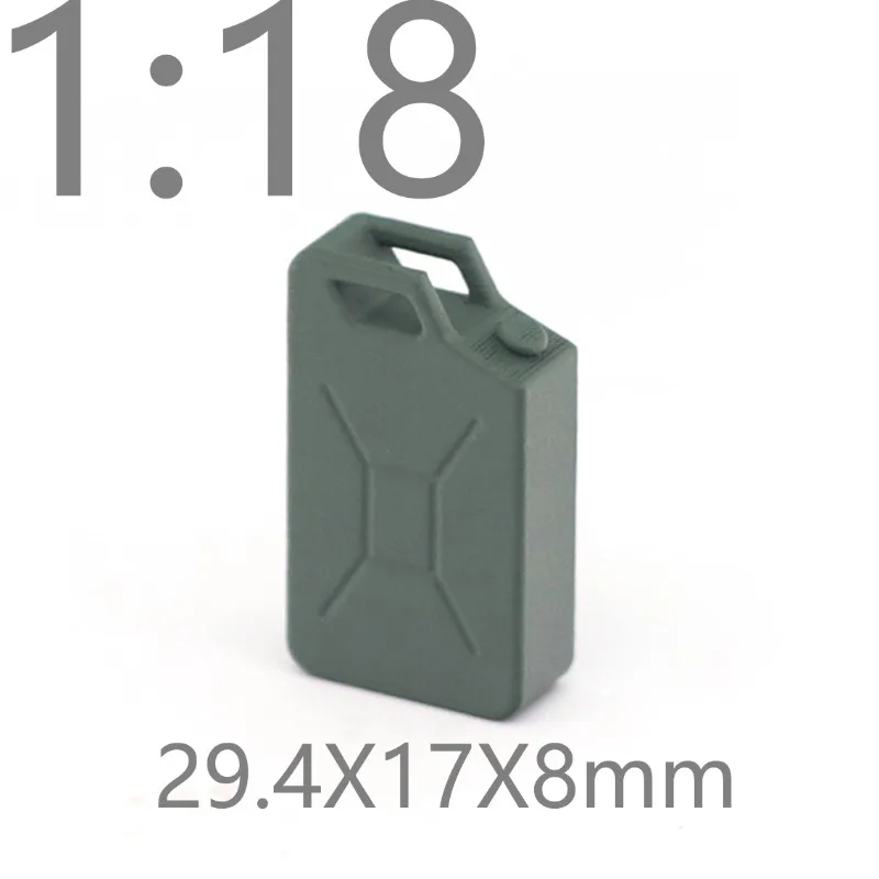 플라스틱 장난감 연료 탱크 장면 장식 1:18 1/24 RC 크롤러 자동차 TRX4M Defender Bronco Axial SCX24 FCX24 Wrangler 부품