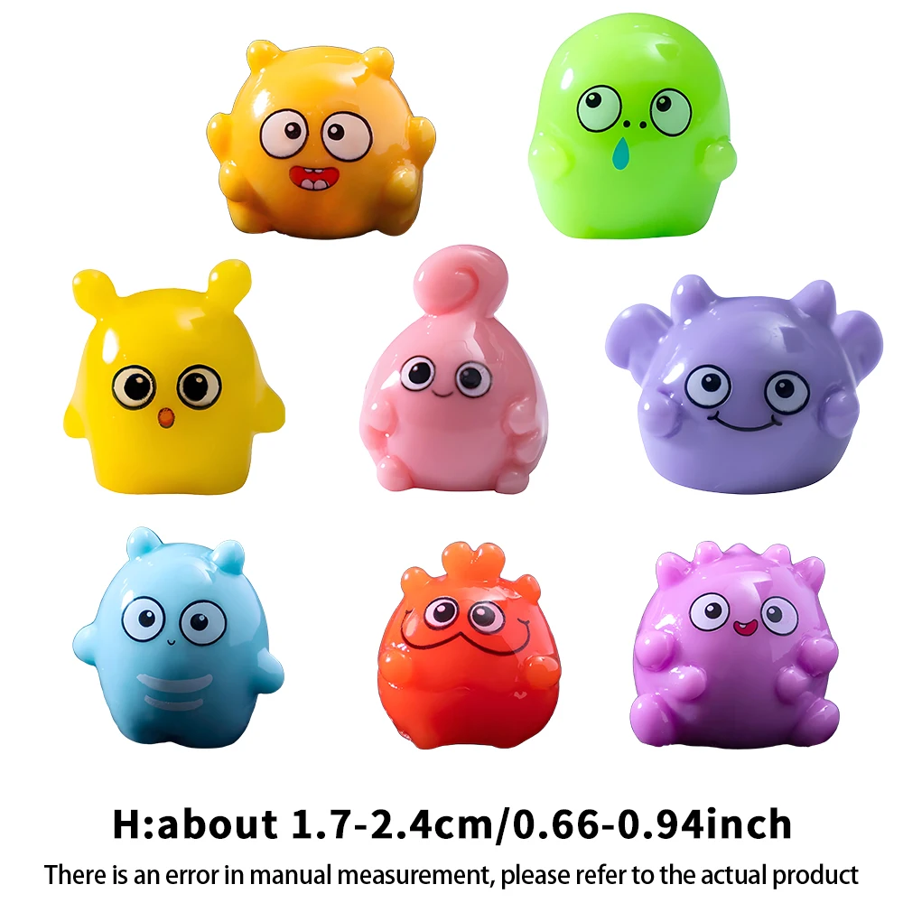 تماثيل وحش صغيرة نابضة بالحياة للهالوين لديكور الحديقة وإكسسوارات المعلقة وحلي المناظر الطبيعية المصغرة.