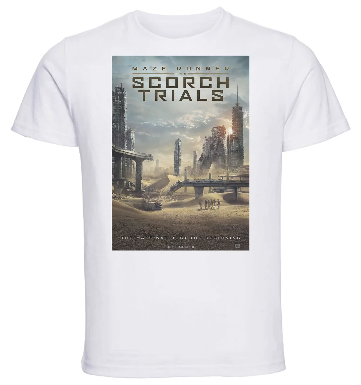 

T-shirt Unisex - White - Maze Runner The Scorch Trials