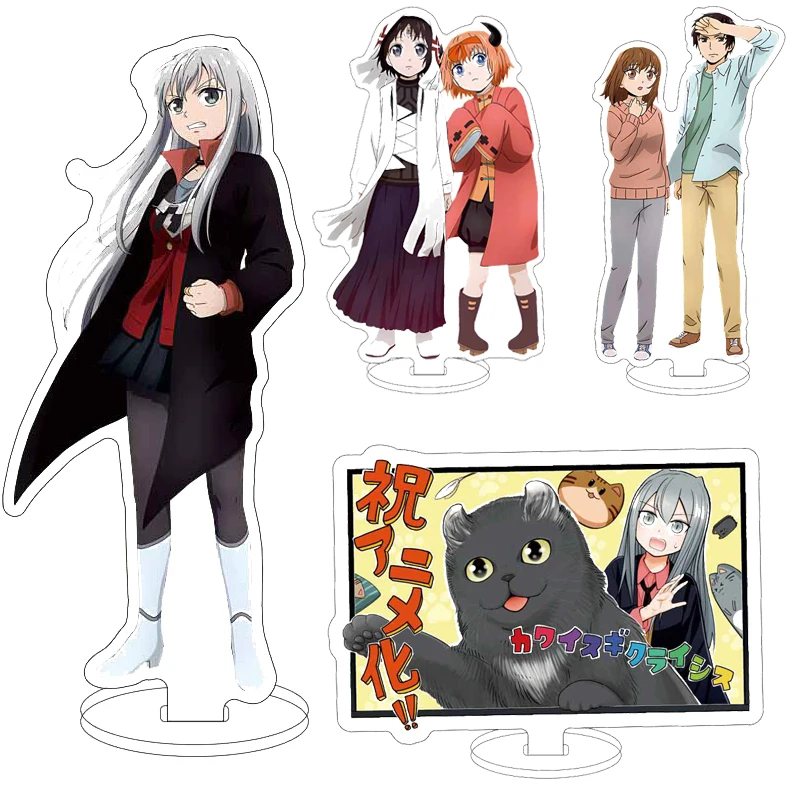 16CM Acrylic Figure Stand Anime Too Cute Crisis ‌Liza Luna Yozora Mukai Seiji‌ Garmi Lu‌ Cos Ornaments Halloween Gifts