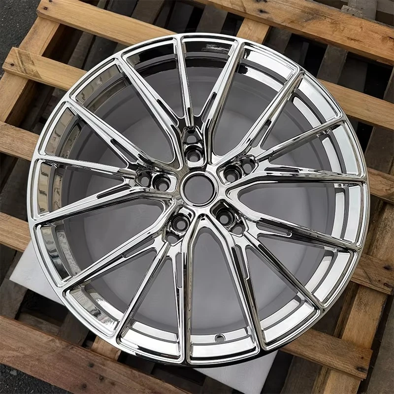 &c Geschmiedete Felge Dreifach Chrom für 5x112 5x114.3 5x120 Konkave Felgen für M2 F80 F90 E46 E92 M3 M4 G20 G30 G80