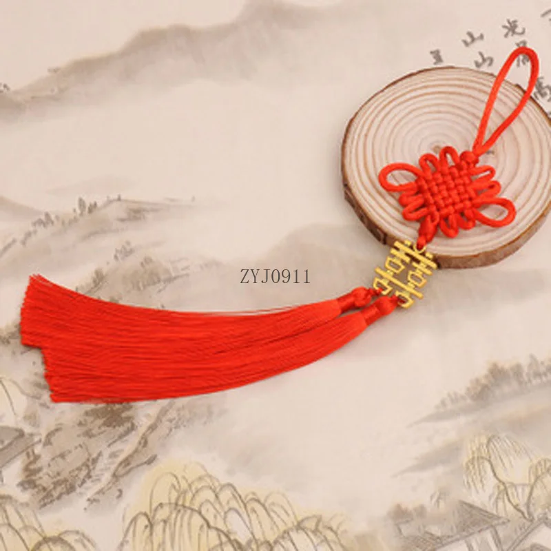 5/10Pcs Small Chinese Knot Red Tassels Pendant Decoration Lucky Charms 2025 New Year Sping Festival Traditional Ornaments Gifts