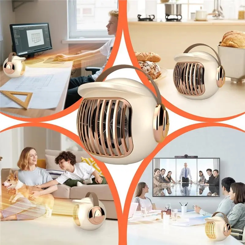 【جديد】سخان كهربائي PTC تسخين سريع لسطح المكتب سخان هواء دافئ محمول لمكتب المكتب موفر للطاقة #2