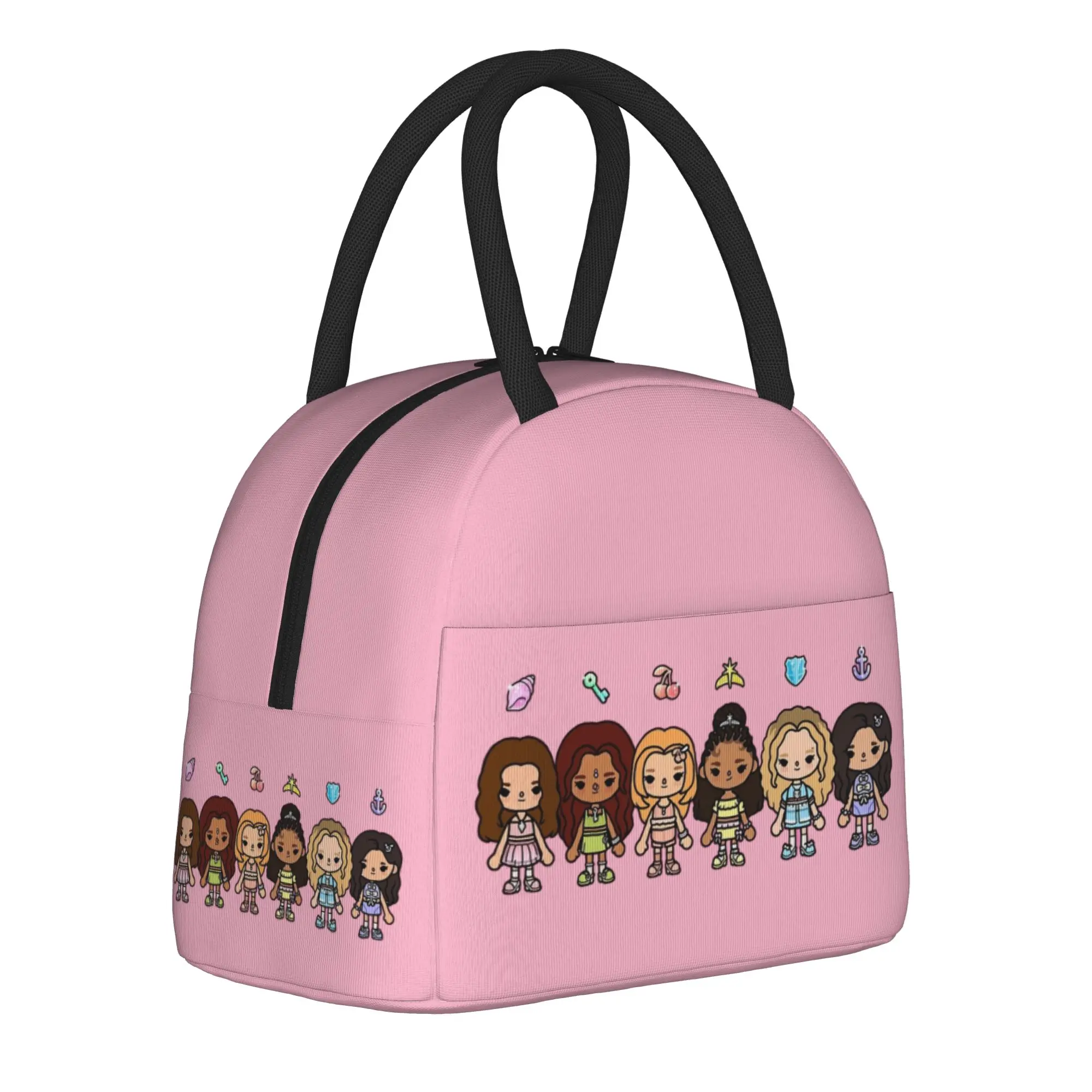 Katseyes Kpop Girl Group  Insulated Lunch Bag Cooler Bag Lunch Container  Portable Tote Lunch Box Food Storage Bags Work  Travel