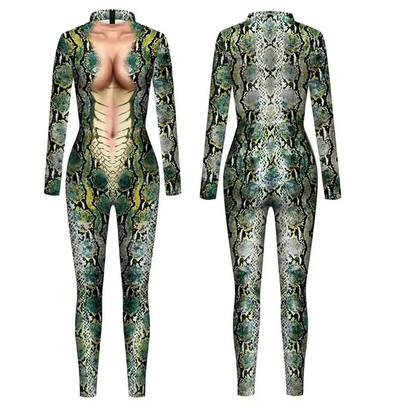 Cosplay Costume Jumpsuit Festival Party Halloween Movie Themed 3D Digital Print Role Playing Leotard for Male Women Stage Wear