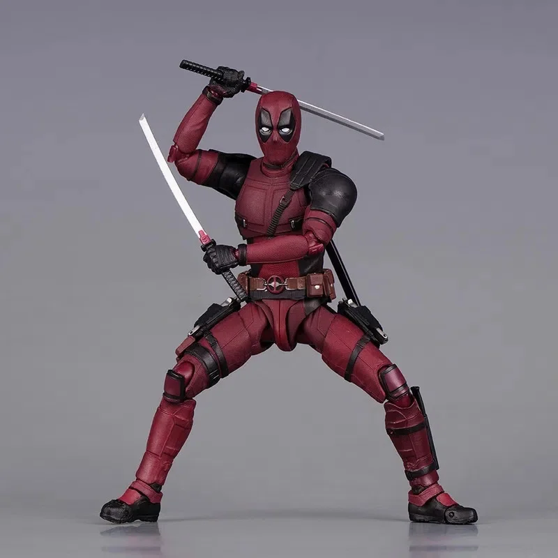 Nieuwe 19Cm Deadpool Action Figure Articular Losse Hoge Kwaliteit Editie Handgemaakt Model Pop Sculptuur Jongens Collectie Speelgoed Cadeau