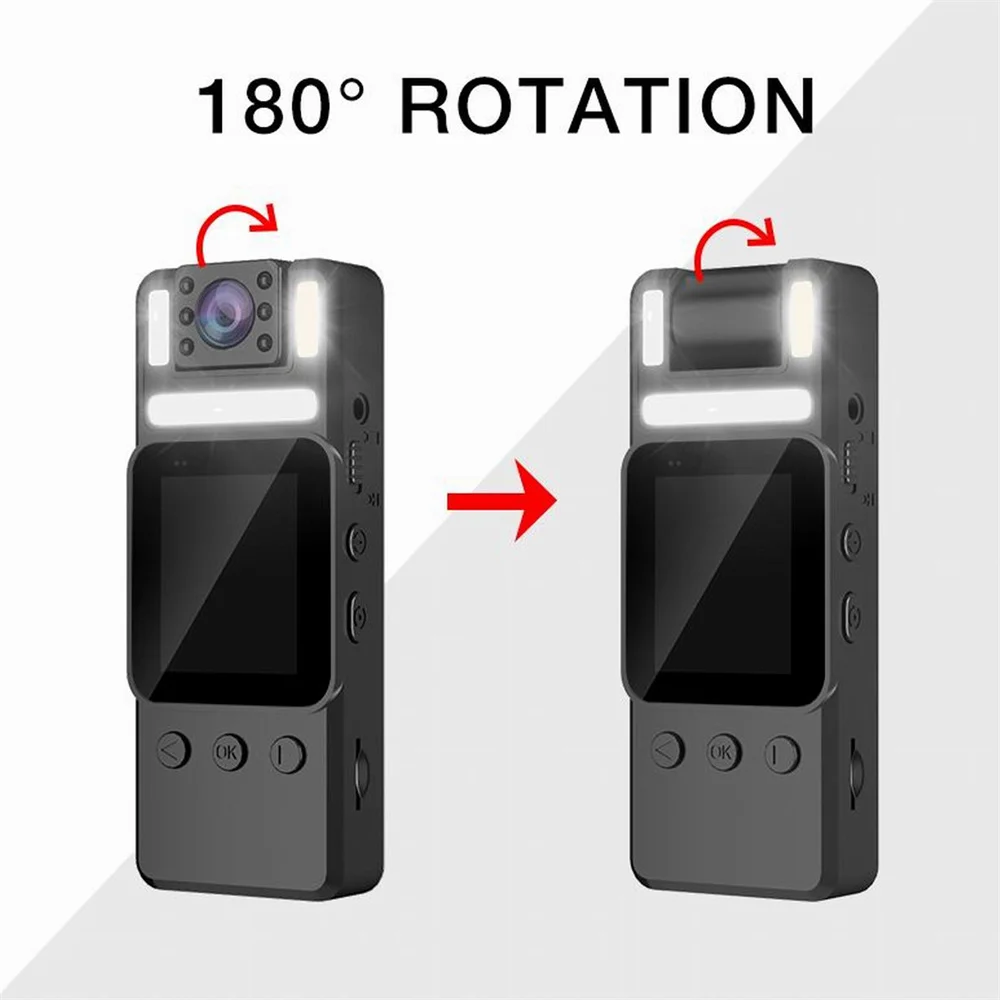 2024 1080P High-Definition Mini Camera Bodycam Sports DV Camera Outdoor Law Enforcement Recorder Wifi Hotspot Driving Recorder