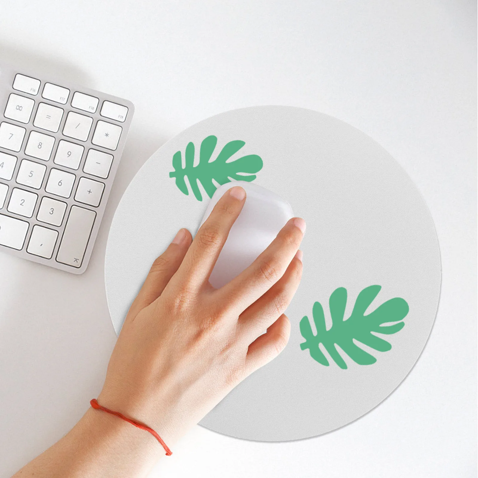 

5pcs Blank Mouse Pad 20cm Diameter 2mm Thick Non Skid Rubber Bottom DIY Sublimation Gaming Computer Keyboard Mat Desk