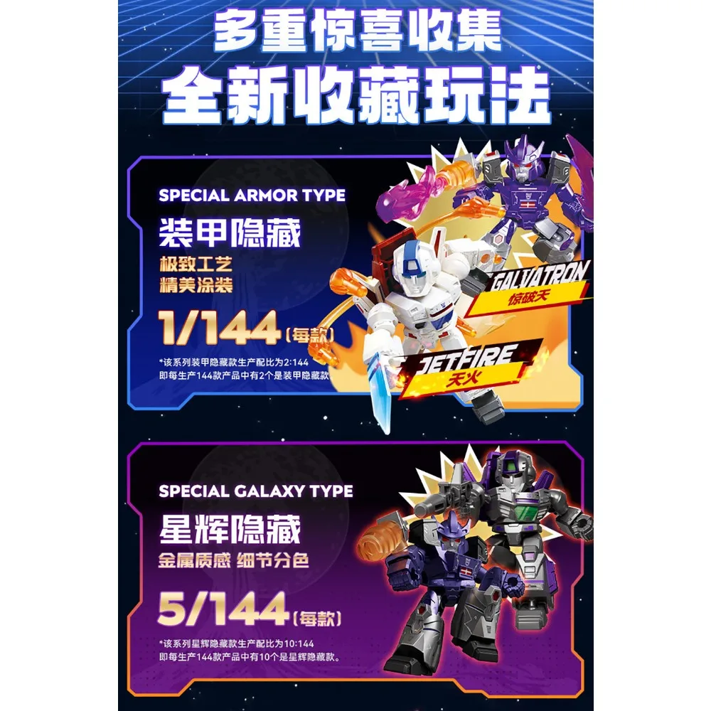 오리지널 블로키즈 트랜스포머 디펜더 버전 5 블라인드 박스 만화 정교한 리얼리틱 피규어 모델 장난감 데스크탑 디스플레이 선물