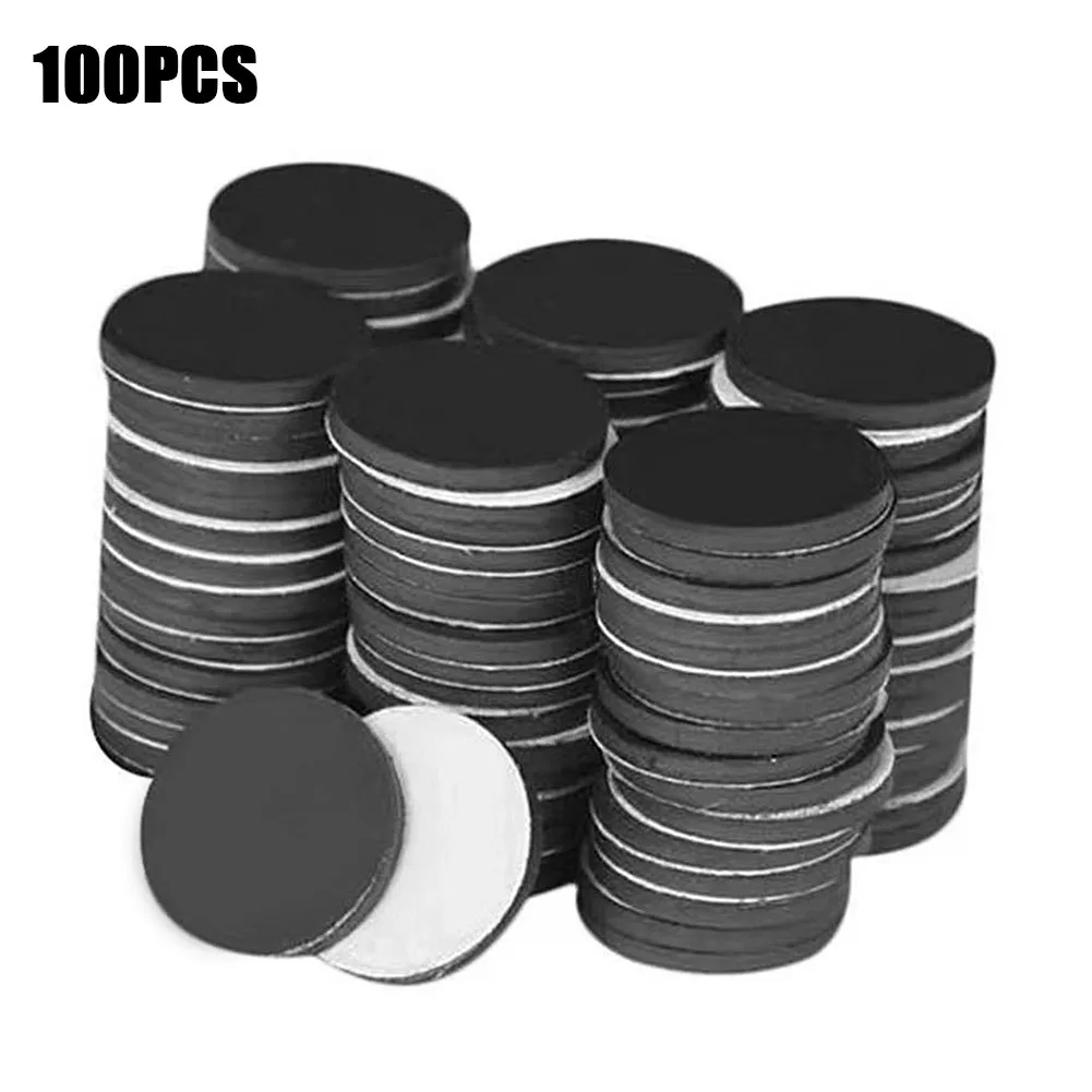 50/250PCS Flexible Magnetic Dots Stickers with Self-Adhesive Backing Rubber 20x2mm Round Magnet Stickers for Fridge DIY Projects