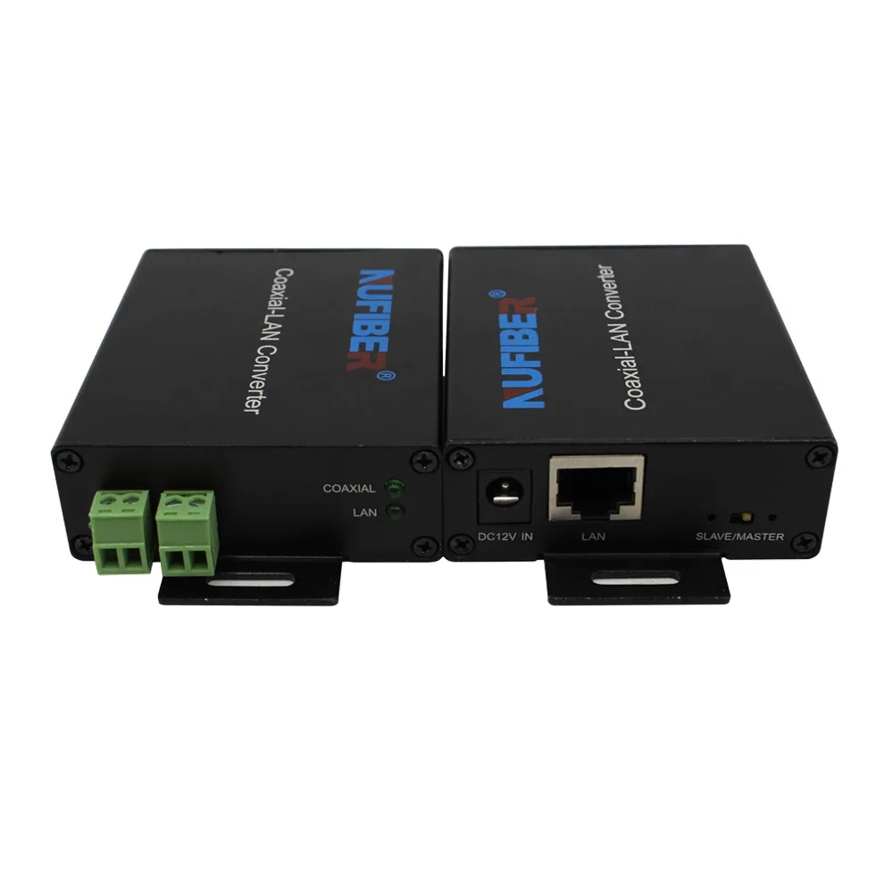 Fast Ethernet over Twisted Pair Converter 10/100M UTP to 2-wire Cable Extender