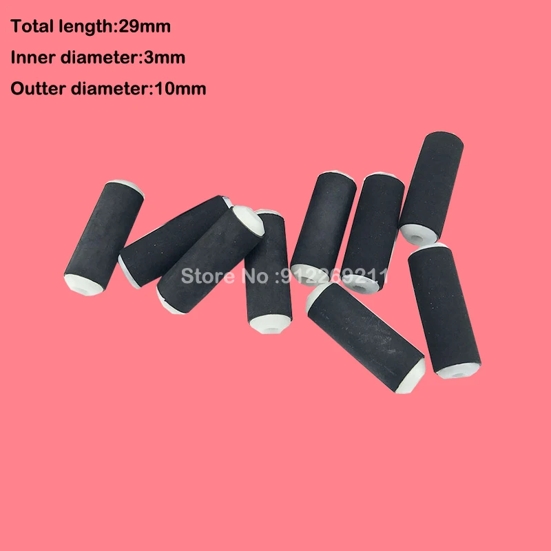 30PCS Inkjet Printer Paper Pressure Pinch Roller Rubber Push Wheel for Xaar 128 Printhead Infinity Challenger Phaeton 29mm