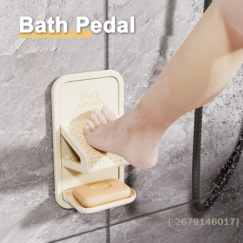 

【YY26】Bathroom Shower Foot Rest Shaving Leg Step Aid Grip Holder Pedal Step Suction Cup Non Slip Foot Pedal For Wash Feet