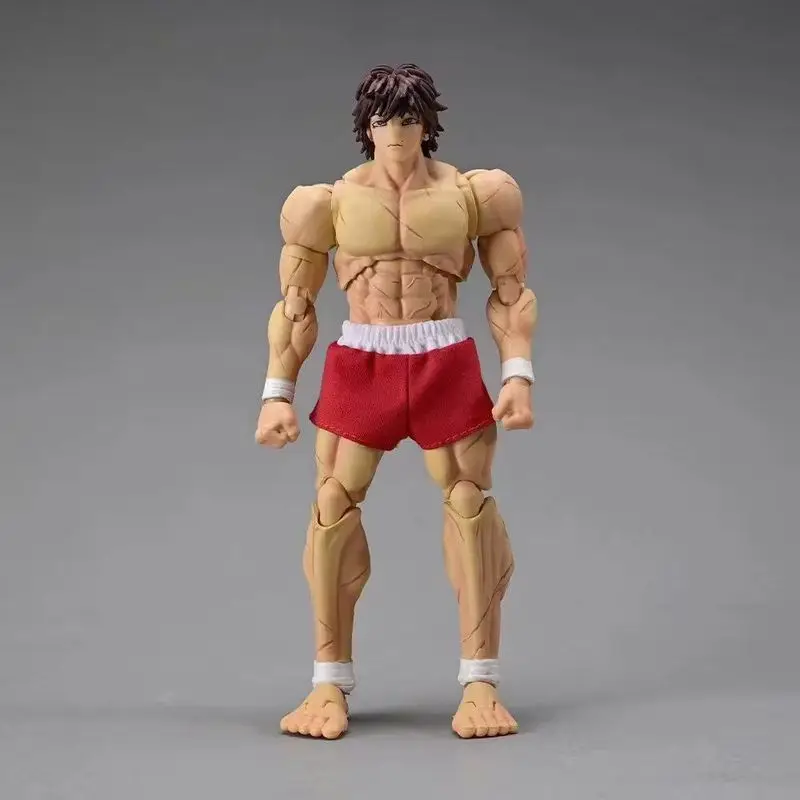 Hanma Yujiro Baki Joint Movable Action Figure Toy, PVC Modelo Collectible, Decorações Desktop, Ornamento Estátua, Presente, 18cm